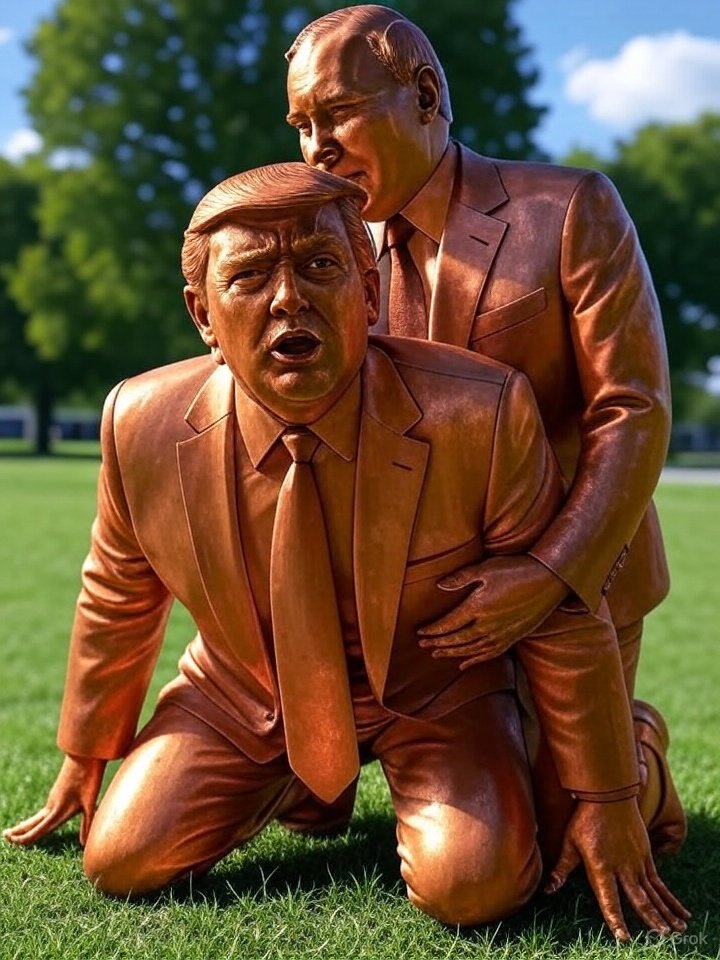 Alaska has already created a statue memorializing Trump's summit with Putin