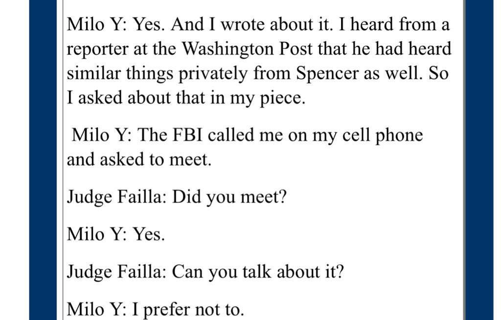 Partisangirl's tweet image. But, Elon, Nero openly admitted he was working with the fbi with a black box full of recordings against @richardbspencer.

innercitypress.com/sdny34faillami…