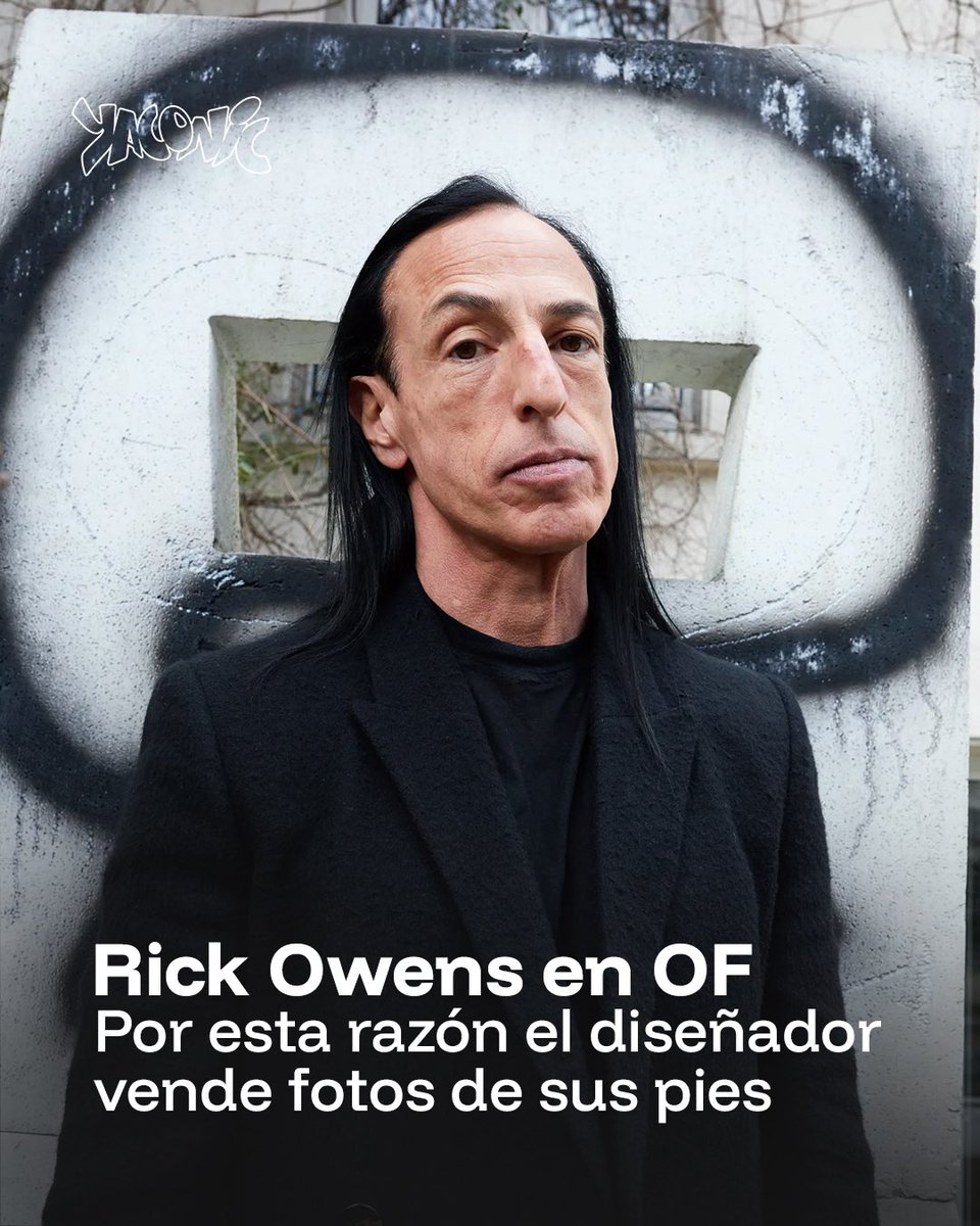 Yaconic's tweet image. Rick Owens ha sorprendido al mundo al abrir una cuenta en OnlyFans. Pero no es lo que imaginas tiene un propósito benéfico.

🔗 tinyurl.com/3ffjeudy 🔗

#rickowens #diseñodemoda #transgenero