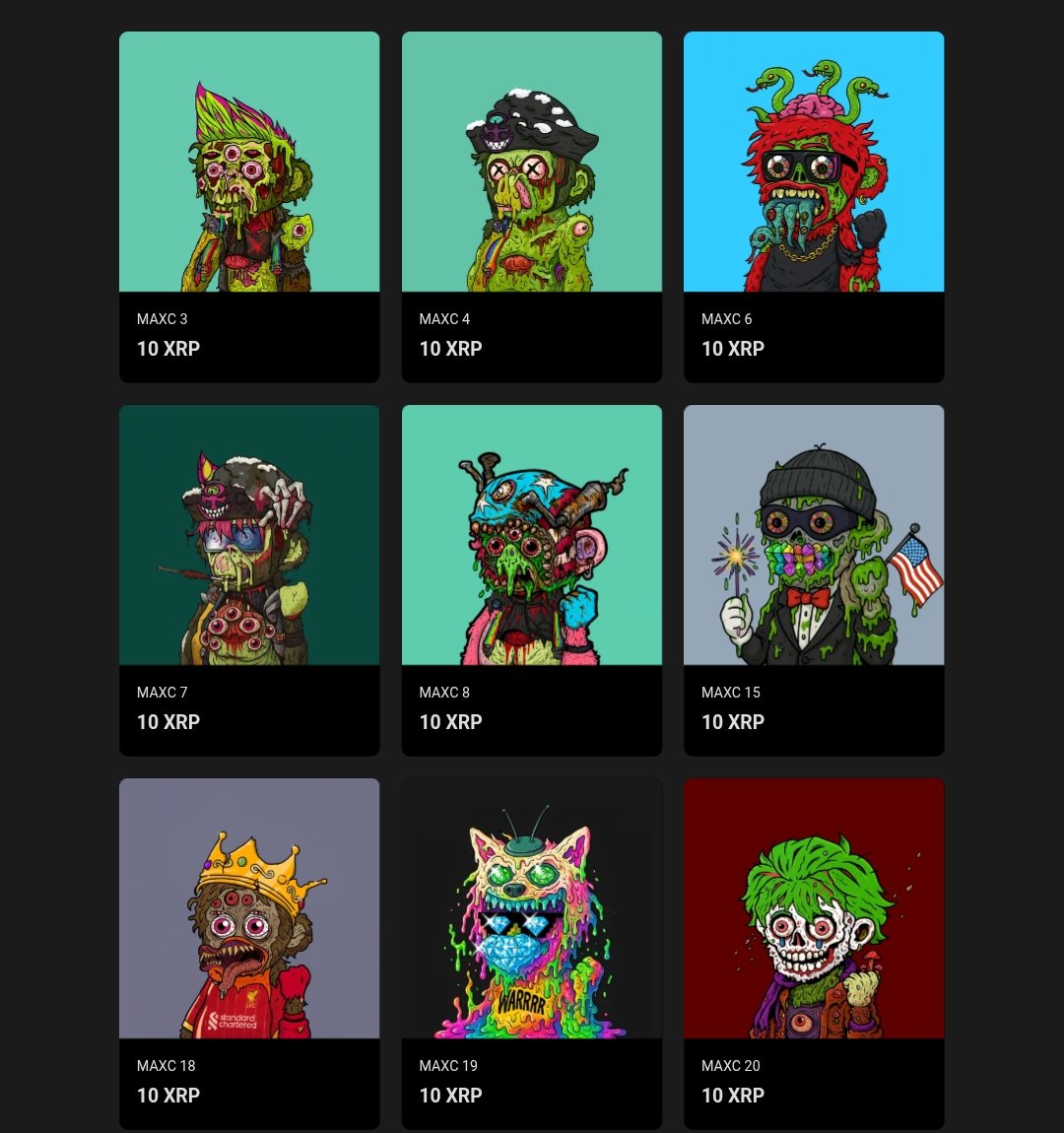 🧬 MAXC 🧬

Still Available on <a href="/xrpcafe/">xrp.cafe ☕</a> 

💢 20 item 1/1 
💢 9 Sold 

Follow MAXC holder ⤵️
 <a href="/MrFreaknGoodwin/">Goodwin</a>
  <a href="/Stro4Chiefs/">BigChief</a> 
<a href="/DankFarrik415/">Dank Farrik XRP</a> 
<a href="/AlexPE5692/">AlexPE5692 🏴‍☠️</a> 
<a href="/mr_bang589/">Mr Bang</a> 
<a href="/gmib_onch/">ak.gmib</a> 

Let's grab ⤵️