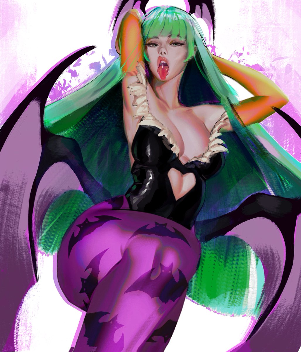 DulapArt's tweet photo. Some Morrigan art? 🤔 https://t.co/rnmFij2PHo