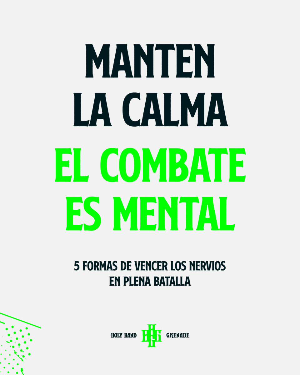 5 formas de vencer los nervios en plena batalla:

1.- Respira como un estratega.

2.- Enfoca en el siguiente movimiento, no en la derrota.

3.- Reduce la tensión física.

4.- Mantén el HUD mental limpio.

5.- Convierte la presión en impulso.

#HHGGames #MentalGame #FightSmart