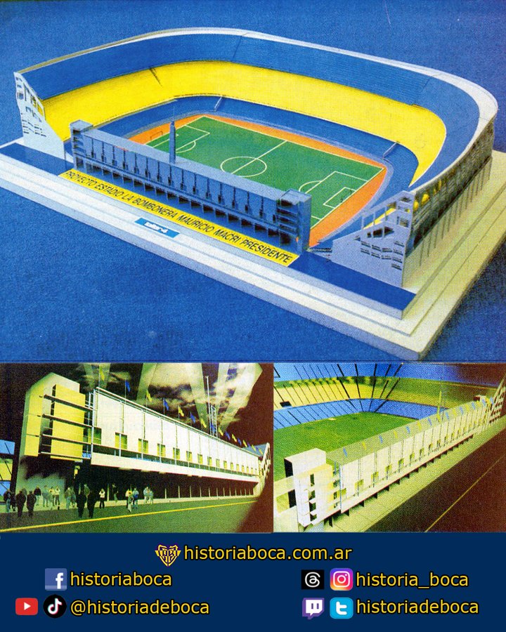 Las diferencias en la propuesta de reforma de La Bombonera de 1995