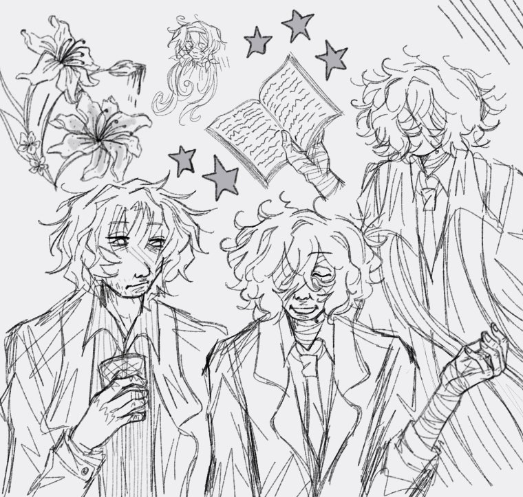 Found family ough... hi I also really love drinks and lilies. Stargazer lilies n white lilies are shown here