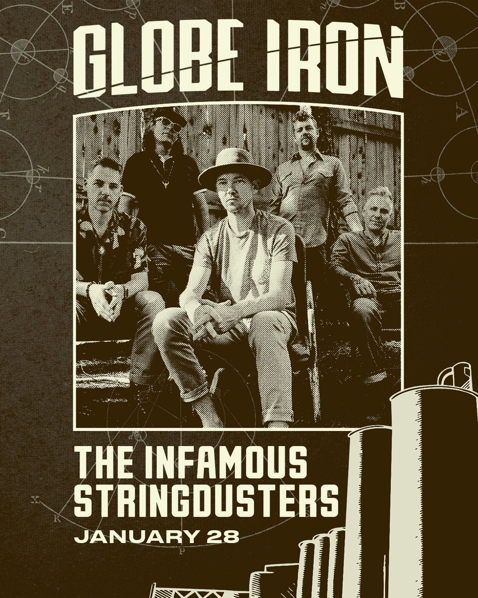 Globe Iron (@globeironcle) on Twitter photo dust off those boots, weโre gettinโ infamous ๐ค ๐จ
NEW: the infamous <a href="/stringdusters/">The Stringdusters</a> | jan. 28
๐๏ธ: buff.ly/DoEffeb dust off those boots, weโre gettinโ infamous ๐ค ๐จ
NEW: the infamous <a href="/stringdusters/">The Stringdusters</a> | jan. 28
๐๏ธ: buff.ly/DoEffeb
