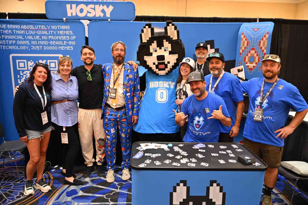 HOSKY (@hoskytoken) on Twitter photo Without them, <a href="/RareEvo/">Rare Evo: A Blockchain Event</a> would not have been the same.
Shoutout to everyone who helped at the HOSKY booth, you are all true Idjiots! Without them, <a href="/RareEvo/">Rare Evo: A Blockchain Event</a> would not have been the same.
Shoutout to everyone who helped at the HOSKY booth, you are all true Idjiots!