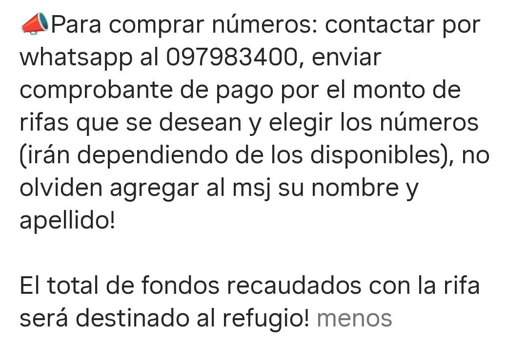 RIFA A BENEFICIO DE LA LIGA
Entradas para el toque de La Beriso 🤘🏼
🎁Premios:
1er, 2do y 3er: 2 entradas c/u
4to y 5to: 1 entrada c/u

Costo de $100 y se sortea con la quiniela nocturna del 30/08, hay 1000 números, 3 cifras

Info sobre compra de números 👇🏼