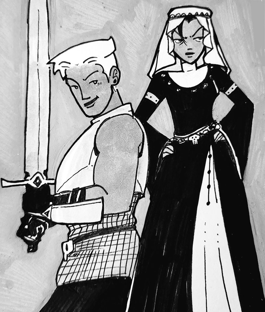 Medieval au
#griddlehark #tlt