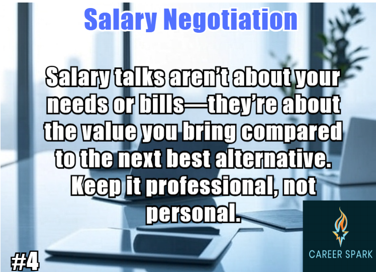 The_ROI_CEO's tweet photo. Salary negotiation should be about the value you bring compared to their next best alternative.
 
Pay special attention to tips #10 and #11—80% of people overlook these, which can jeopardize their success. This is only the start—your dedication will fuel your success. https://t.co/rc6puGv6Wr