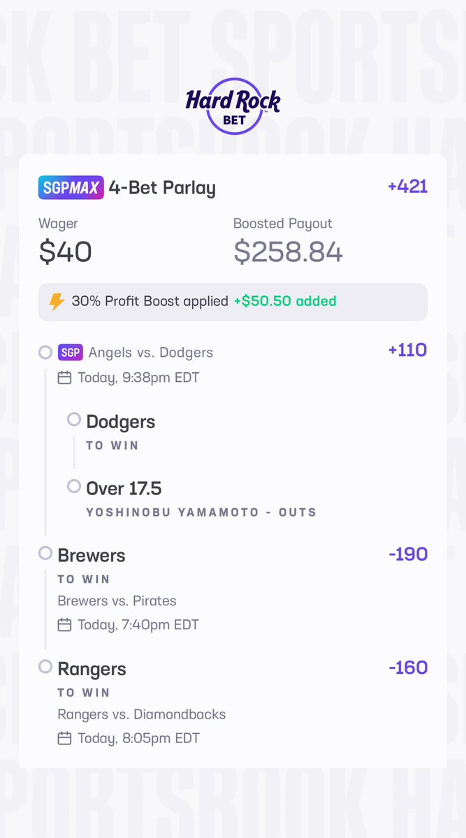 Mike_Amiriis's tweet photo. Check out this bet I placed on Hard Rock Bet! https://t.co/xFQ2kPHxwm #GamblingX #HardRockBet #GamblingCommunity #GamblingTwitter https://t.co/DHprofRJ7a