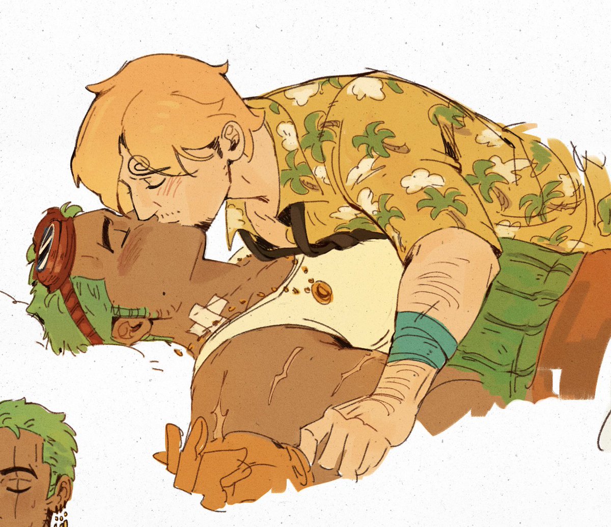 renviary's tweet photo. (technically) chubby zoro sketches pt 2 

#ONEPIECE #SanZo #zosan #roronoazoro https://t.co/uVSE8eM148