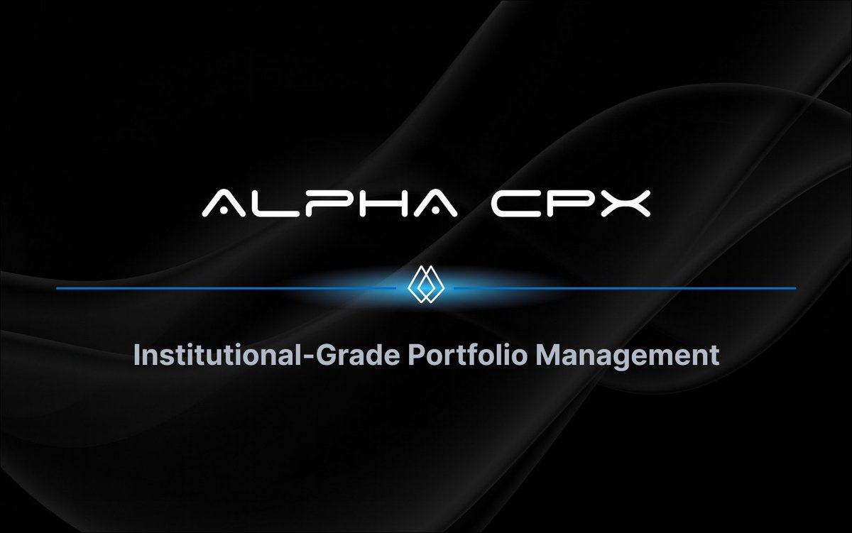 ciphexio's tweet photo. Understanding the Difference: Alpha CPX and the Alpha Centurion Network.

Alpha CPX is the user-facing platform delivering fully autonomous, noncustodial AI portfolio management, bringing institutional performance to an intuitive, streamlined interface.