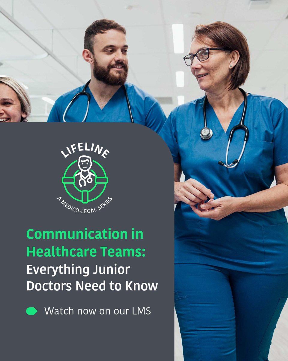Communicating well isn’t just helpful—it’s essential.
In this 13-minute Lifeline video, MDA National’s Julian Walter and Kate Rowan-Robinson explore how junior doctors can communicate more confidently and clearly within healthcare teams. They cover practical examples and