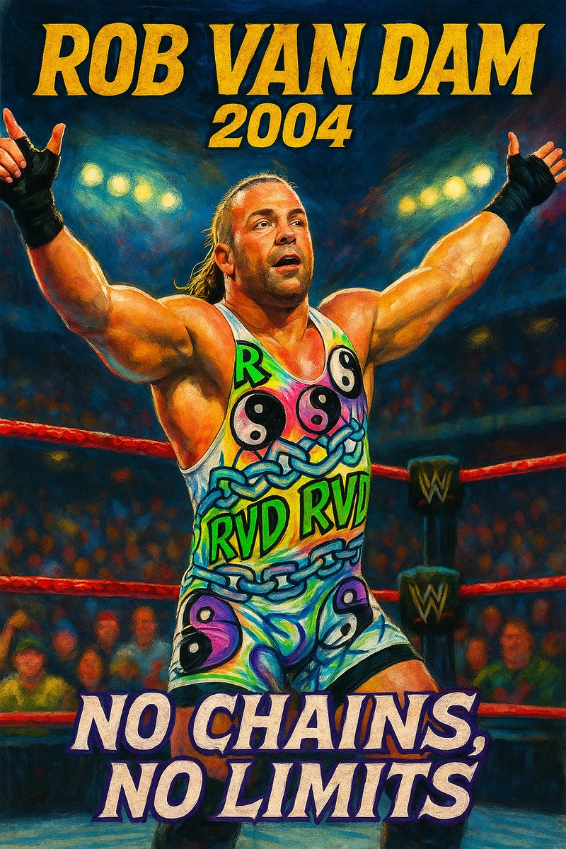 TheMessiahOmen's tweet image. The third part of my @TherealRVD evolution series.

#RVD #RobVanDam #ECW #WWE #WWERaw