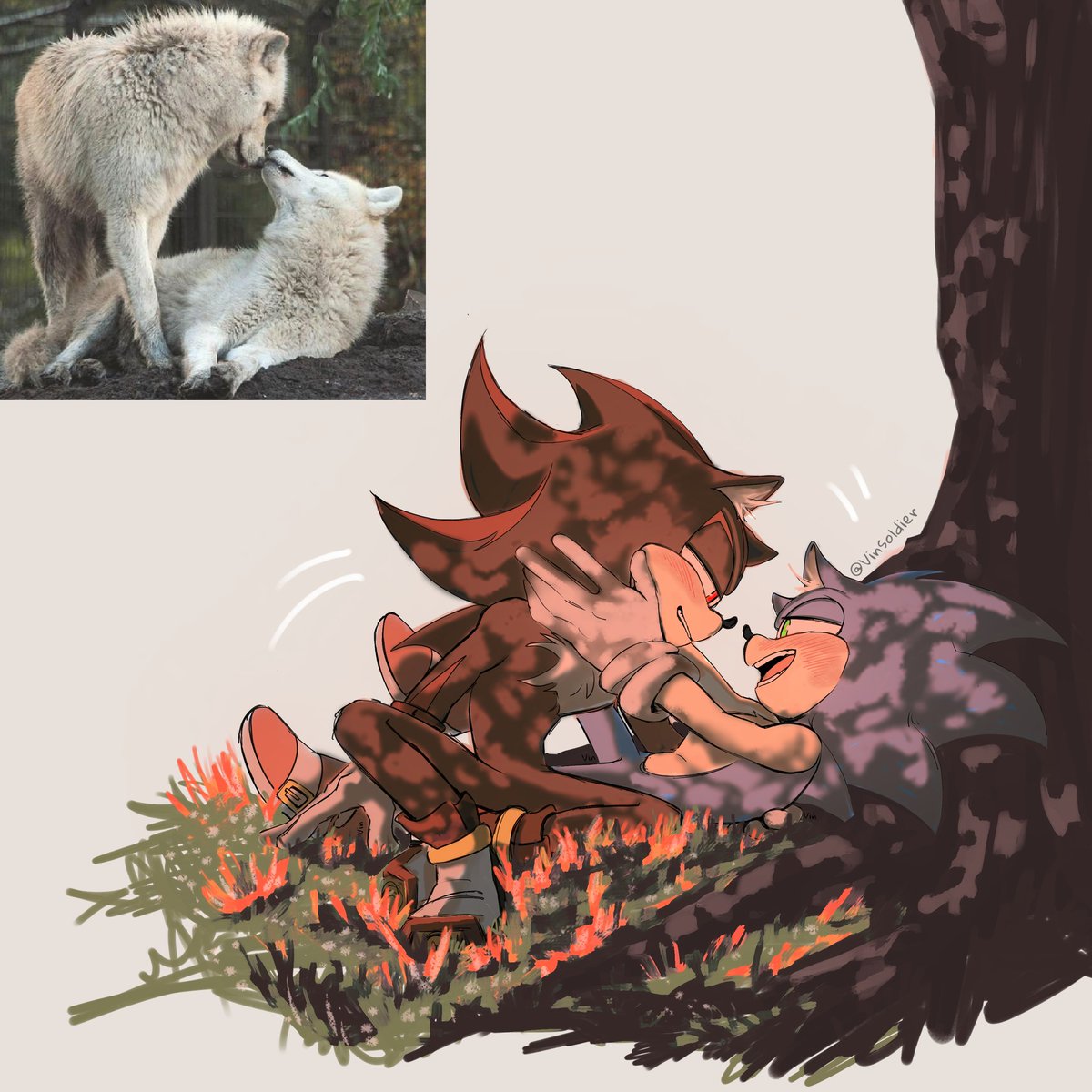 VinSoldier's tweet image. Family (2/3) 💘
#Shadonic #sonadow