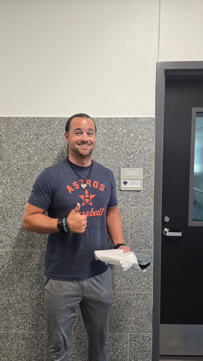 <a href="/Coach_Shep1/">Evan Shepherd</a> says we are ready for the 1st day of school 🤣 <a href="/Prosper_JonesMS/">Jones Middle School</a>