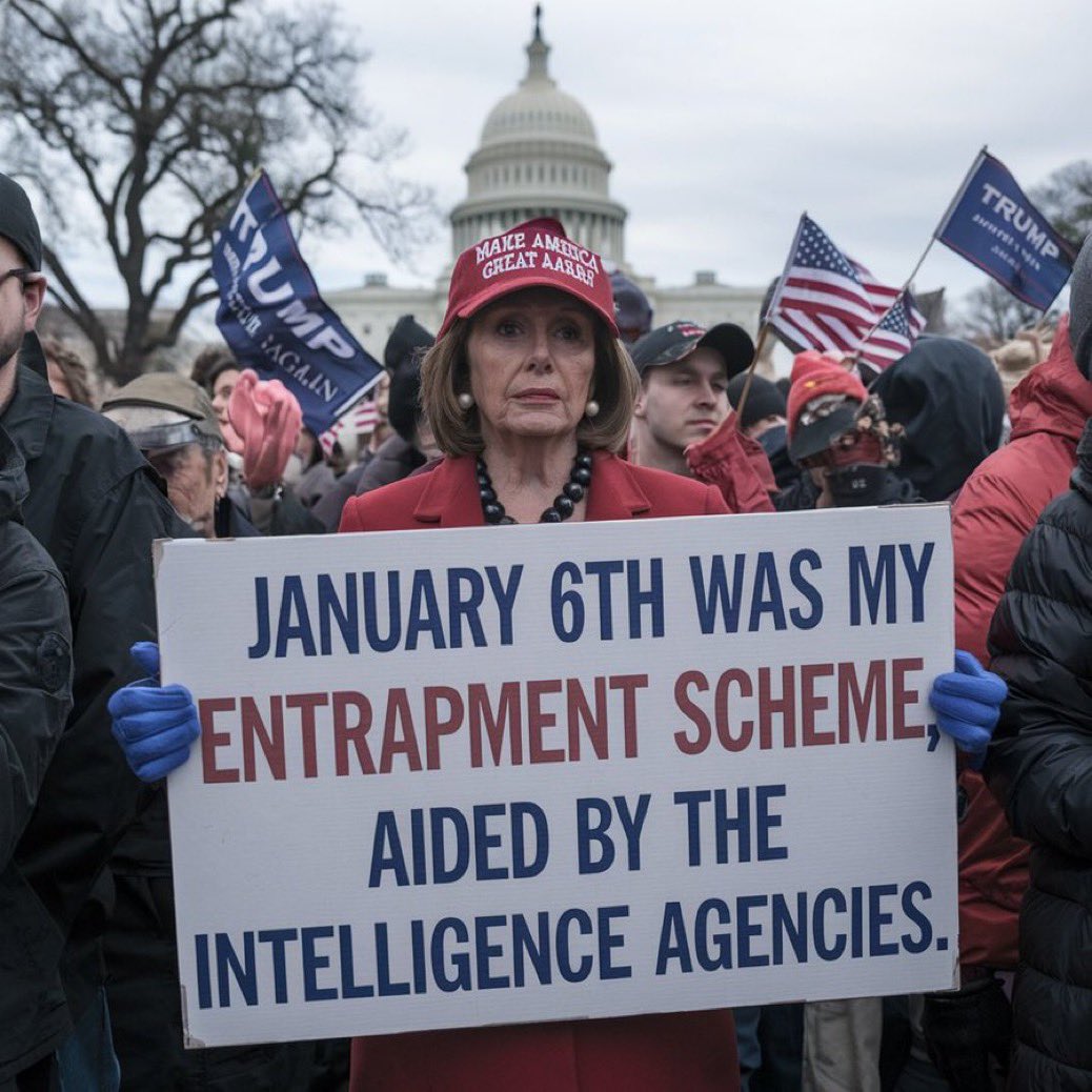 jammles9's tweet photo. @NickJFuentes Anyone there during J6 was set up by Nancy Pelosi https://t.co/d49Nd1GtFi