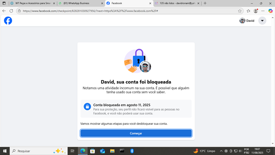 davidronam's tweet photo. #facebook me bloqueia novamente após logar no meu segundo computador, assim fica difícil viu

Já utilizei os formulários de ajuda, todos pedem o cartão de crédito. Acrescentei um cartão de crédito atual no instagram (META PAY), mas ainda não apareceu a opção. #helpMETA #helpFace https://t.co/14hPQH1OwO