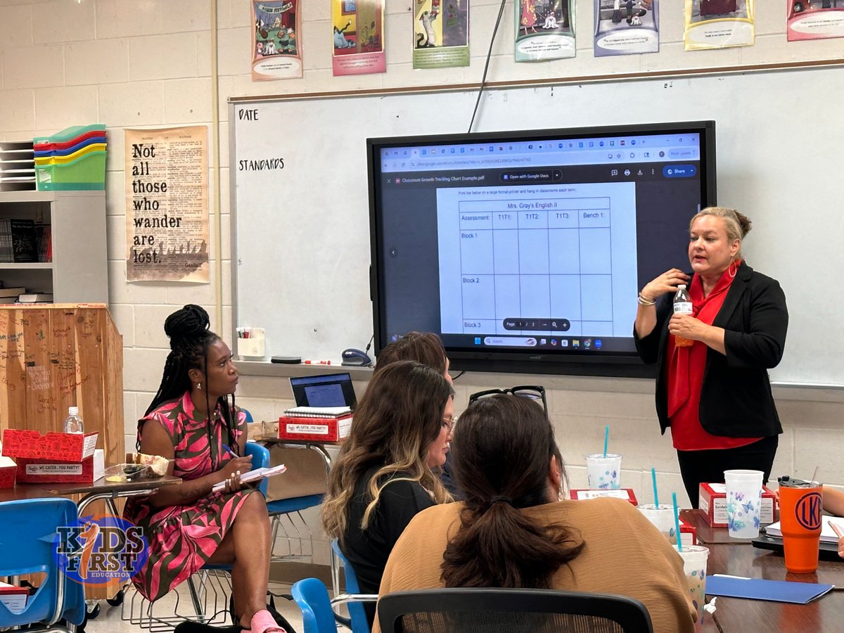 K1Education's tweet image. 📊🔍 Smith County School District teachers kicked off the school year by diving deep into their math and ELA data alongside #KidsFirst coaches! 💙🧡
Empowered by data. Driven by impact.
#KidsFirstAlways #DataDrivenInstruction #ELA #MathSuccess