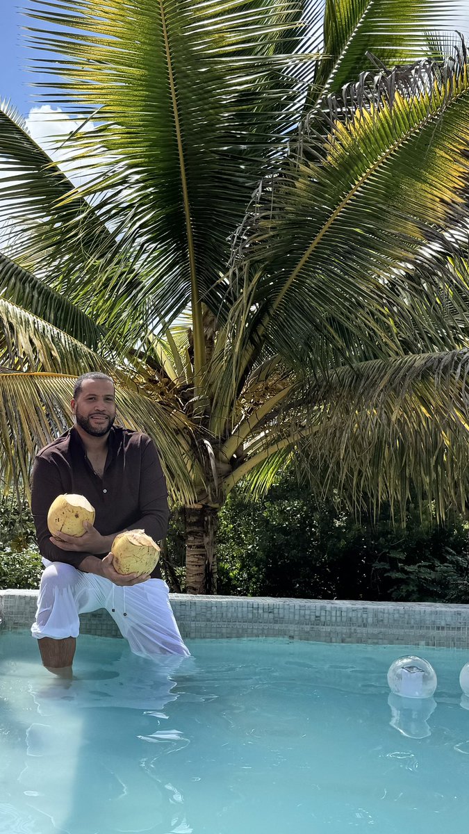 Coconut water is sweeter when you own the land the trees grow from and its planted by your ancestors 💯💪🏽