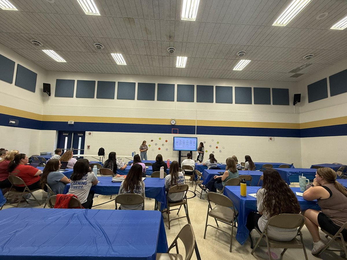 Back to school energy is real! 💥 Loved seeing our staff today at the kickoff meeting, pep rally, and co-teaching/paraprofessional PD. Excited, inspired, and ready for an amazing school year! 🙌📚 #BackToSchool #Teamwork #PSESoars