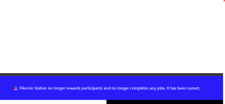 For those that followed my Filecoin Station node videos on how to earn filecoin by processing jobs through the Filecoin Station docker image, the whole process has been sunset and you will no longer receive $FIL rewards.