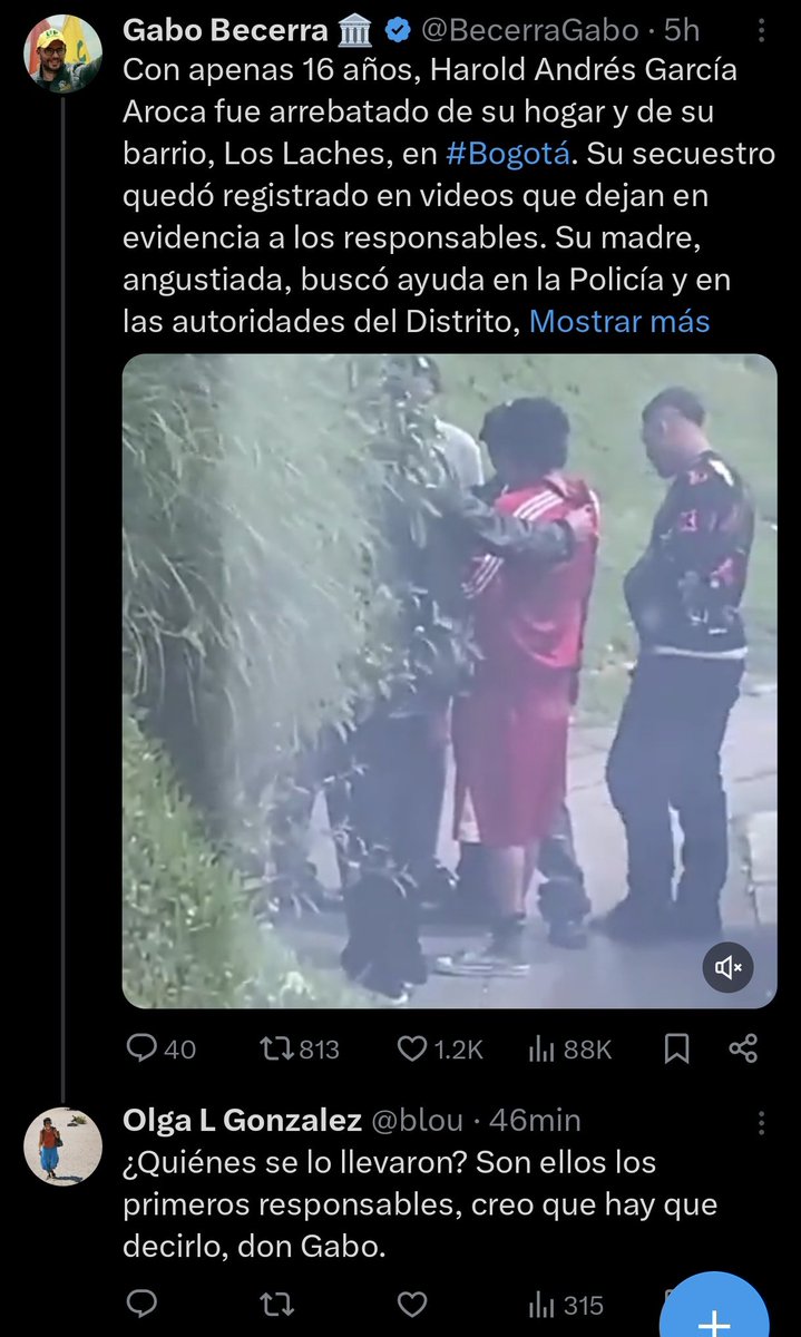 La doctora Olga <a href="/blou/">Olga L Gonzalez</a> y su doble racero. 

 Con Petro / Con Galan.