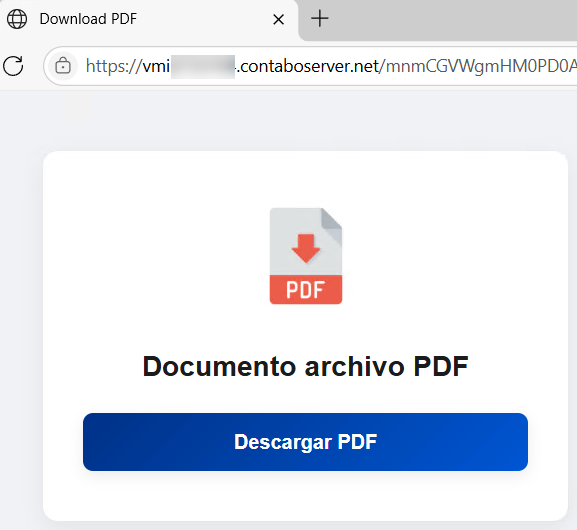 SeguInfo's tweet photo. 🚨🚨CUIDADO: nuevo #phishing en un correo de @ARCA_informa (ARCA) con una multa FALSA.
En enlace lleva a un sitio de #contaboserver (as usual) y desde ahí se descarga un ejecutable/VBS/PS de Mediafire (no disponible just now). https://t.co/ZgwyiZ4HK9