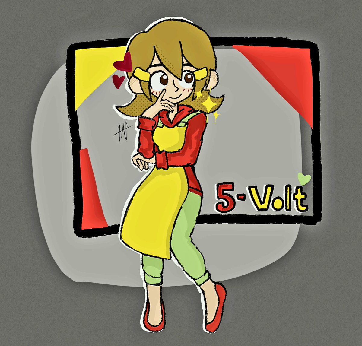 #WarioWare #5Volt #fanart