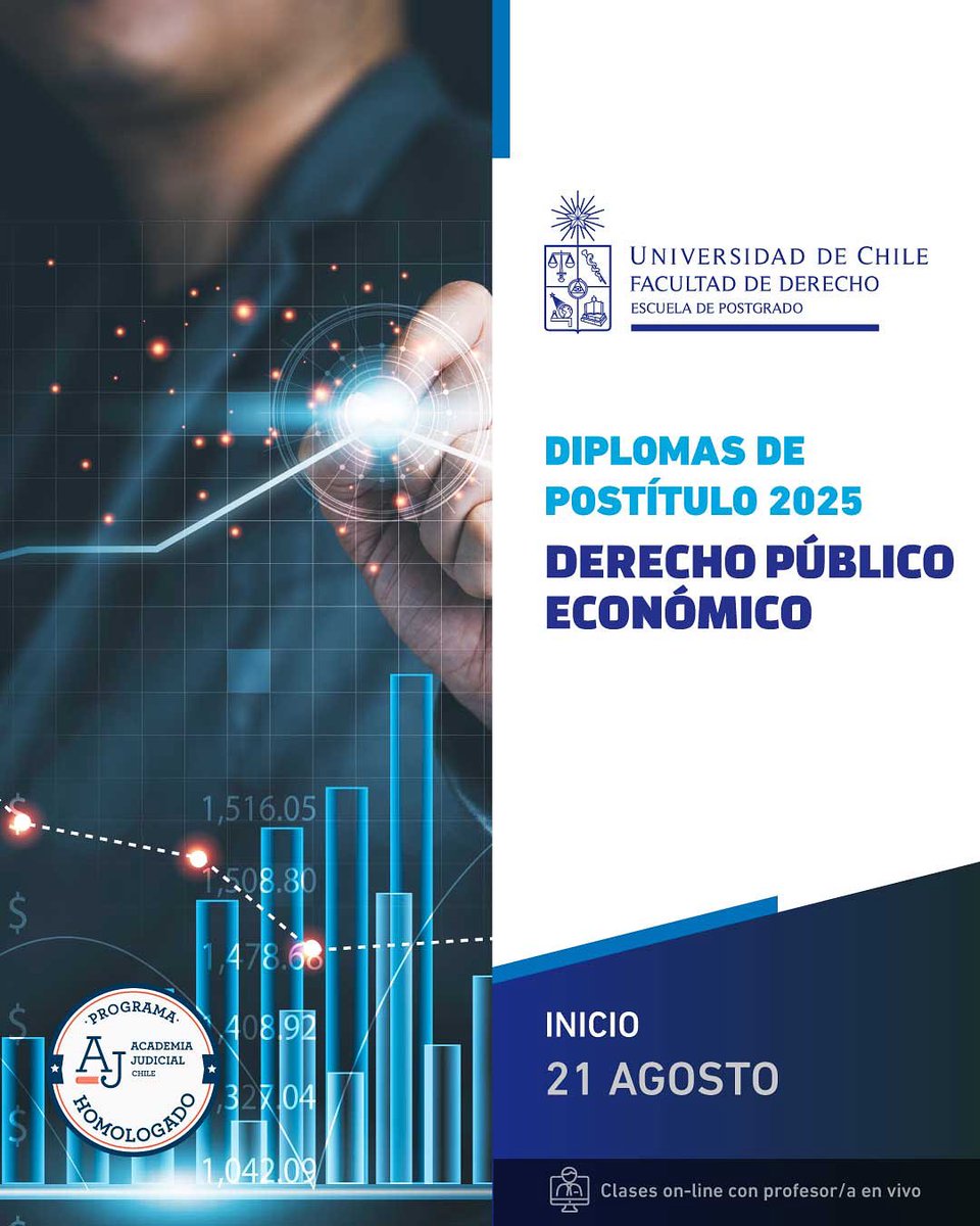 RegCom_UChile's tweet photo. 📢 ¡Extendimos el plazo! Inscríbete en el Diplomado de Derecho Público Económico que estaremos impartiendo en el RegCom hasta el 21 de Agosto.

Drigido a abogados que busquen especializarse en temas de derecho público económico y regulación, y funcionarios públicos de esta área. https://t.co/wqNlmc8112