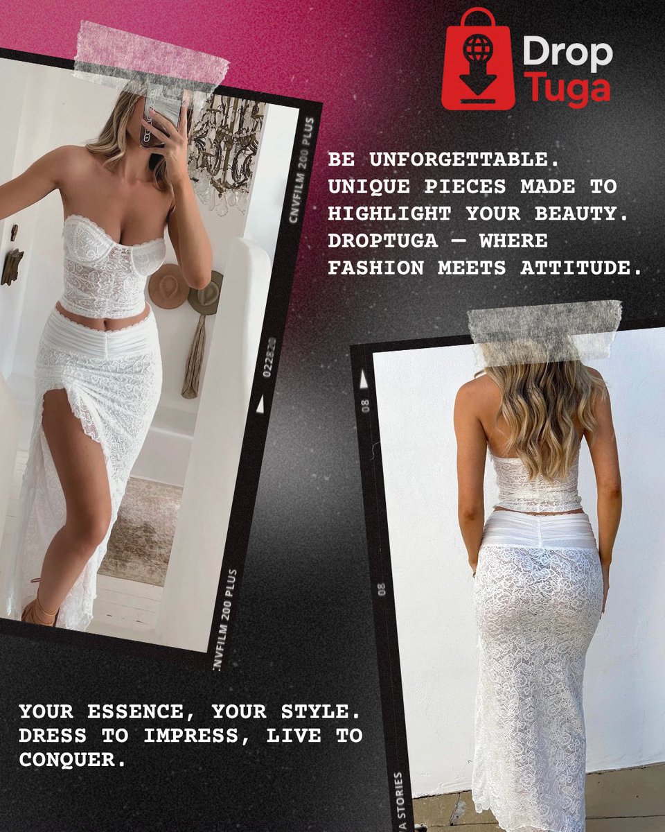 Drop_Tuga's tweet photo. ✨ Lace That Turns Heads
Bold, elegant, and made to make you unforgettable.
Own the moment in DropTuga.
#DropTuga #NewDrop #LaceLook #ElegantAndBold #LuxuryStyle #WomensFashion #ChicAndSexy #DateNightFit #StyleGoals #ShopNow https://t.co/8KrIfTtz7H