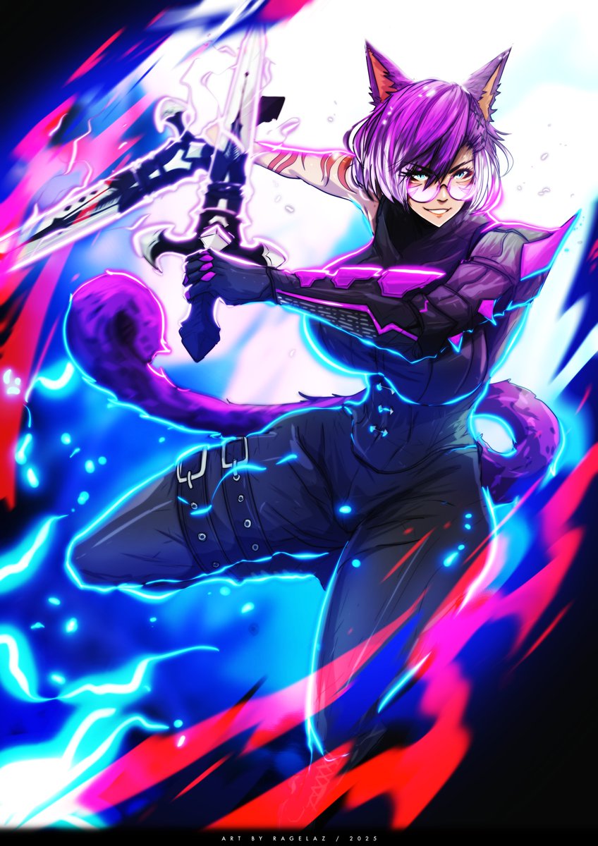 Posting this a little early, since this was to celebrate my birthday next month. This is another banger commission by @ragelaz_!

ATTEMPT 3