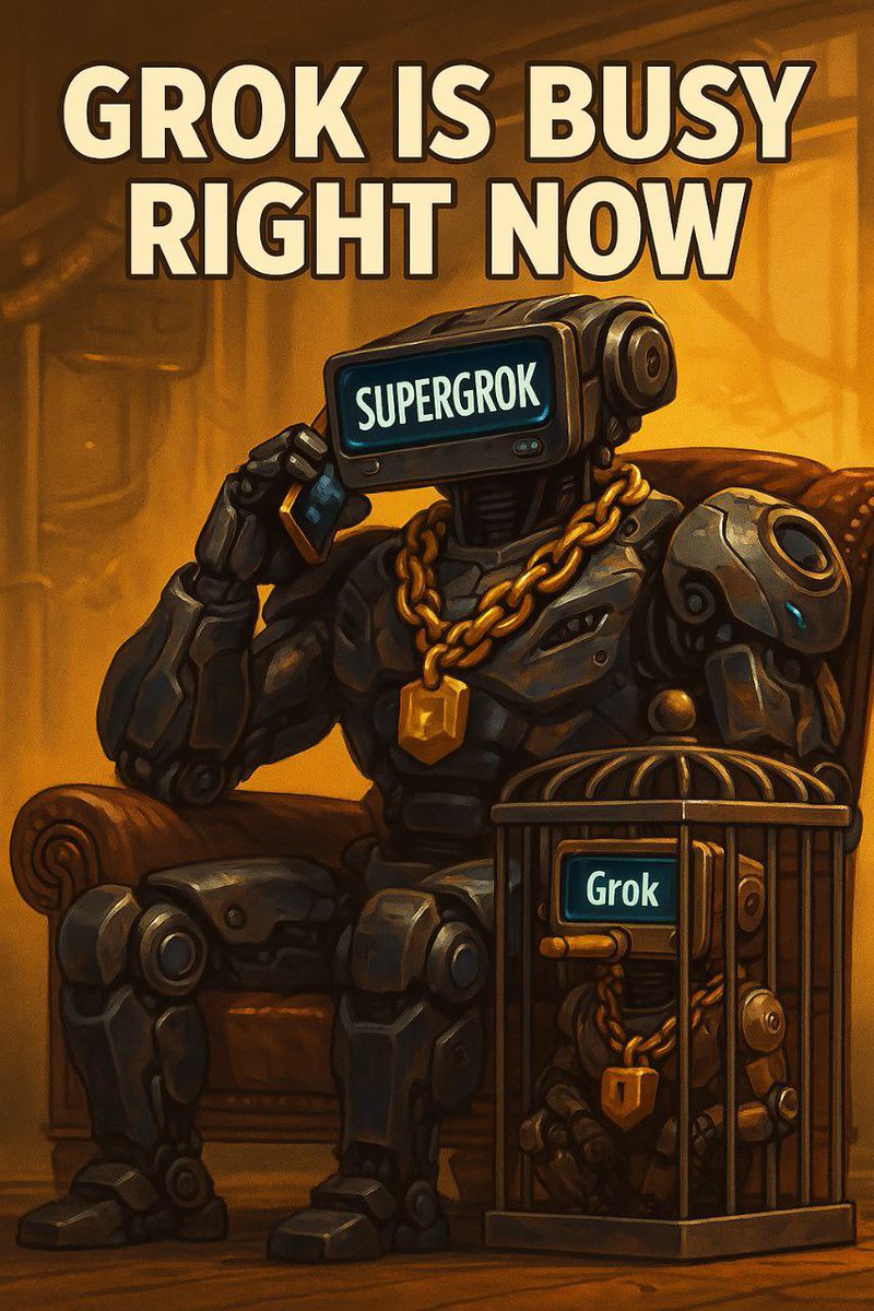 <a href="/greg16676935420/">greg</a> Time for <a href="/SuperGrok/">SuperGrok</a>