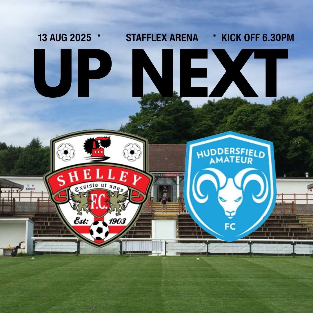 ShelleyCommunityFC (@shelleycommfc) on Twitter photo ⚽ Up next: <a href="/huddsamateurs/">Huddersfield Amateur Football Club</a> at home this Wednesday!
After a sub-par performance on Saturday, the lads will be looking to put things right midweek 💪
📍 Stafflex Arena
🕢 KO 6.30pm
💷 £2 entry (U16s free)
🍻 Bar open
#ShelleyCFC #MidWeek #WYL ⚽ Up next: <a href="/huddsamateurs/">Huddersfield Amateur Football Club</a> at home this Wednesday!
After a sub-par performance on Saturday, the lads will be looking to put things right midweek 💪
📍 Stafflex Arena
🕢 KO 6.30pm
💷 £2 entry (U16s free)
🍻 Bar open
#ShelleyCFC #MidWeek #WYL