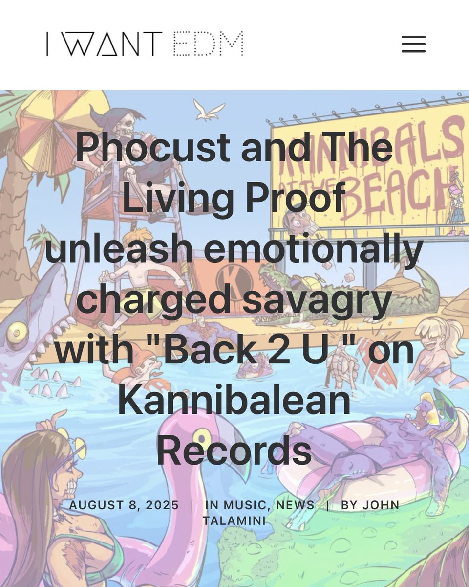 Phocust (@iamphocust) on Twitter photo Big thanks to <a href="/iwantedm/">I WANT EDM</a> for the love on โBACK 2 Uโ with <a href="/TheLiving_Proof/">The Living Proof</a> ๐
Read the full article over at: iwantedm.com Big thanks to <a href="/iwantedm/">I WANT EDM</a> for the love on โBACK 2 Uโ with <a href="/TheLiving_Proof/">The Living Proof</a> ๐
Read the full article over at: iwantedm.com