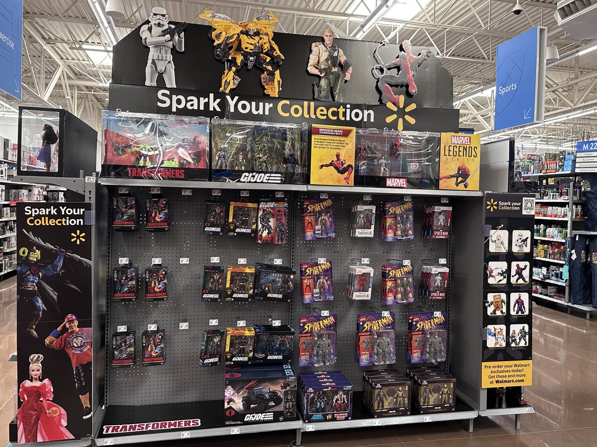 Looks like my local Walmart has the awesome hasbro display! #Transformers #GIJoe