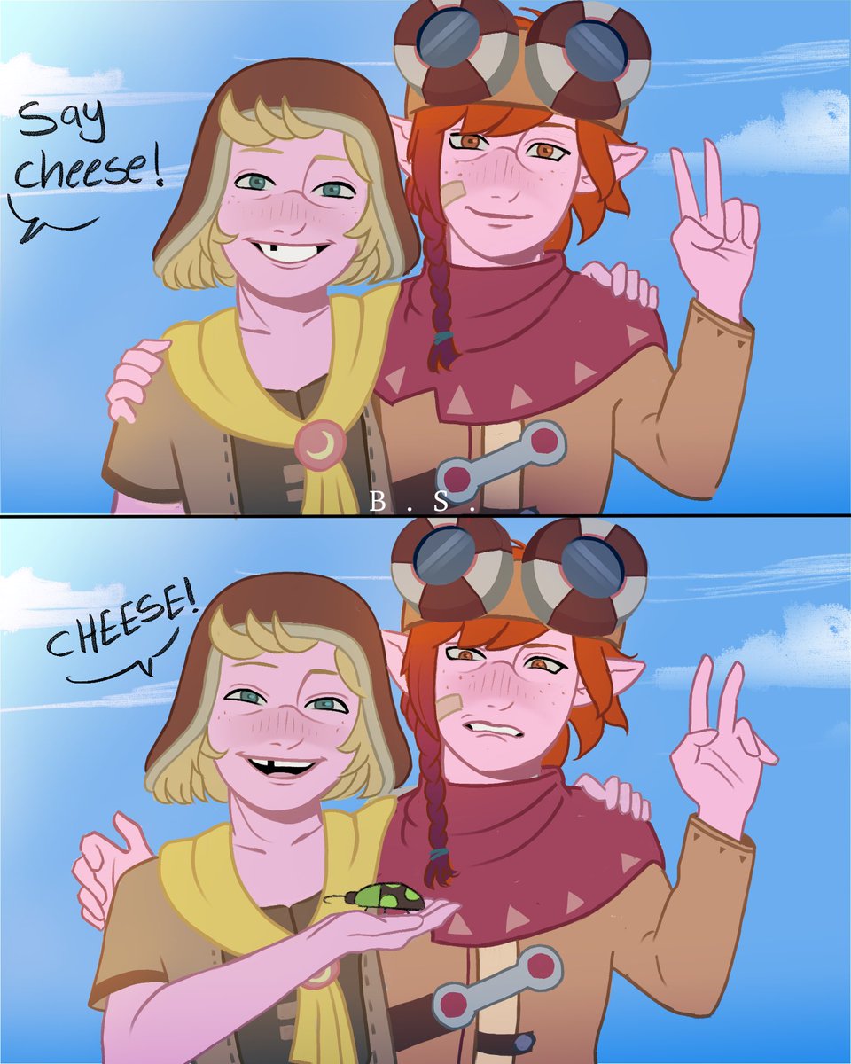 bscoolart's tweet photo. Say cheese!
#palia #paliafanart #fanart #digitalart #digitalartist #CLIPSTUDIOPAINT #art https://t.co/D3e5bOO9aB