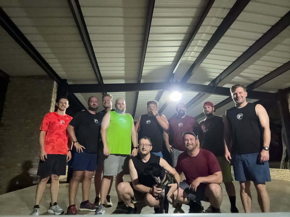 10 men took on the Death Star this morning with unbeatable energy! A special shoutout to Okie, visiting from F3 North Katy! Keep pushing, men! #254F3 #F3DeathStar #F3NorthKaty 💪🔥