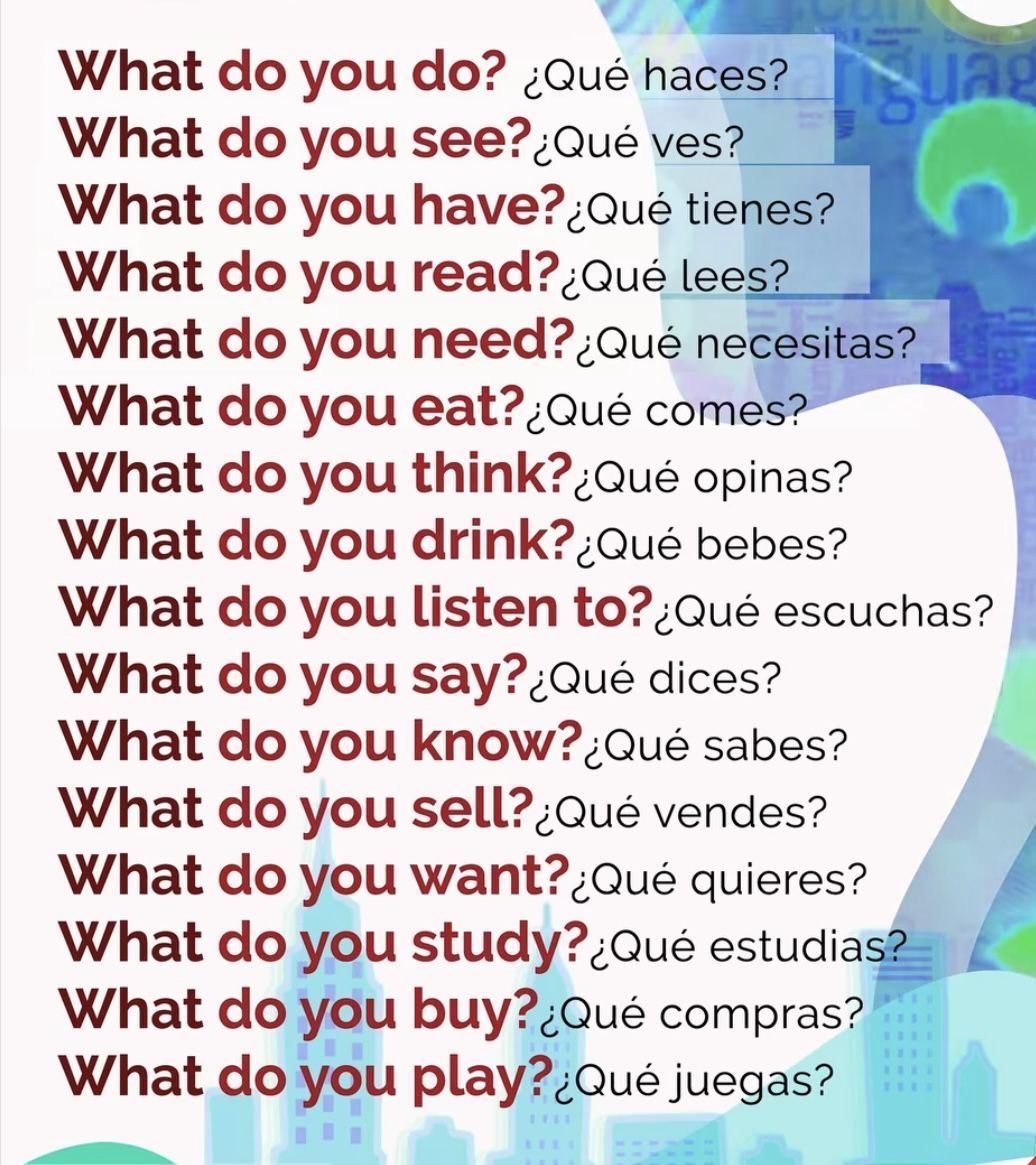 cosasdelingles's tweet photo. ¿Quieres empezar a hablar inglés YA?

Empieza con estas 16 preguntas básicas:

🗣️ What do you do?
👀 What do you see?
🍽️ What do you eat?
📚 What do you study?
🎮 What do you play?

Y muchas más...

👉 Dominar esto es entender el 80% de las conversaciones cotidianas. https://t.co/AvHc4ZJLTi