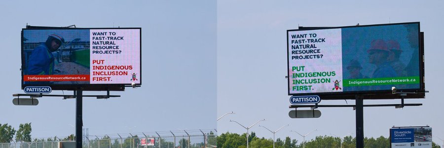 @FNNGAlliance (@fnlngalliance) on Twitter photo The Indigenous Resource Network <a href="/IRN_Indigenous/">Indigenous Resource Network</a> updates its billboards in the Ottawa and Victoria regions with a new message : 'Want to Fast-Track Natural Resource Projects? Put #Indigenous Inclusion First.' ow.ly/85Uw50WAKtu #cdnpoli #FirstNations The Indigenous Resource Network <a href="/IRN_Indigenous/">Indigenous Resource Network</a> updates its billboards in the Ottawa and Victoria regions with a new message : 'Want to Fast-Track Natural Resource Projects? Put #Indigenous Inclusion First.' ow.ly/85Uw50WAKtu #cdnpoli #FirstNations