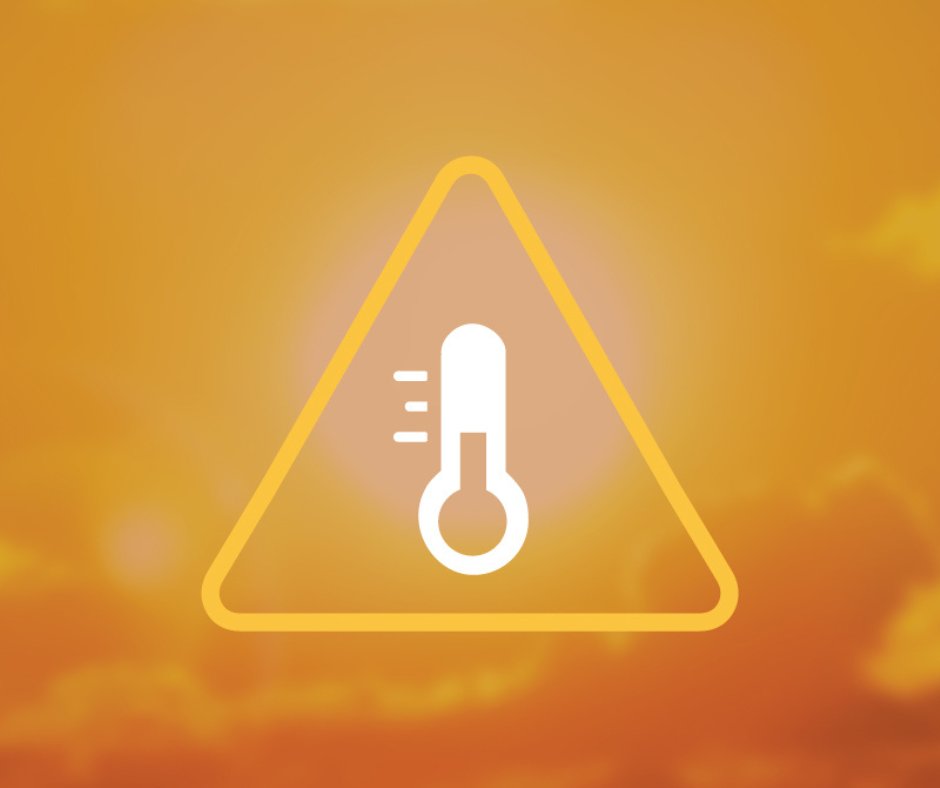 🌡️ Environment Canada has issued a heat warning, with temperatures predicted to remain high through August 12.

For tips on staying cool, and Delta's cooling site locations, visit: Delta.ca/BeatTheHeat

Beat the Heat hotline: 604-946-3200

Remember, for emergencies call: 9-1-1