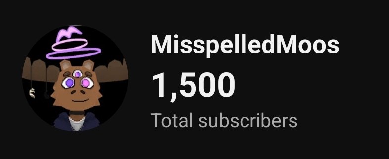 1,500 people subscribing to my weird ass 😭 I love you all so much, you make the #smallstreamer #smallyoutuber life worth all of the hard work and late nights 💜