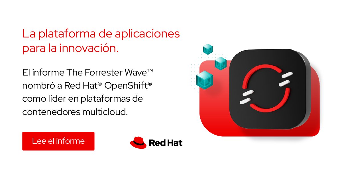 Red Hat OpenShift fue reconocido como líder en plataformas de contenedores multicloud, según The Forrester Wave™ 🚀. 

Conoce los motivos 👉 red.ht/45daCU3