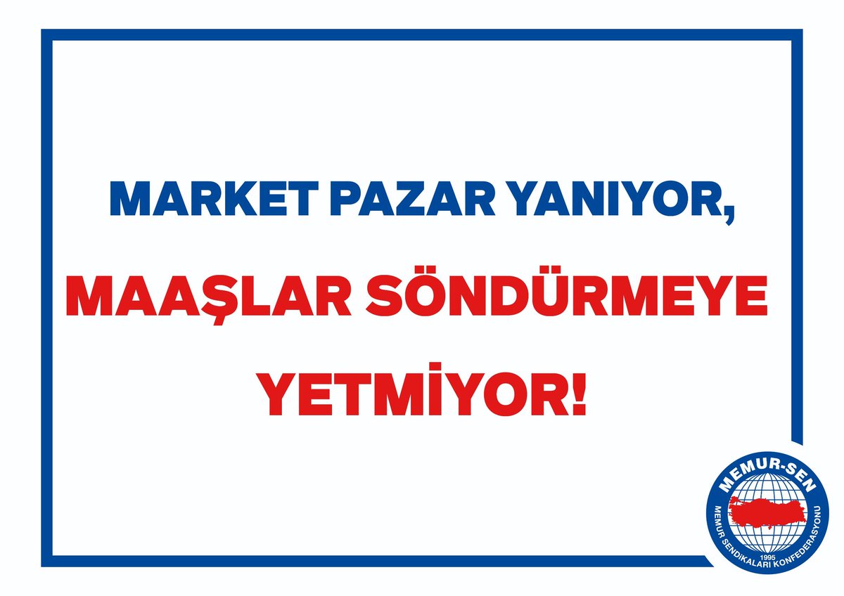 Çalışanın Alın Teri Üzerinden Tasarruf Olmaz . 
#MemurTeklifBekliyor