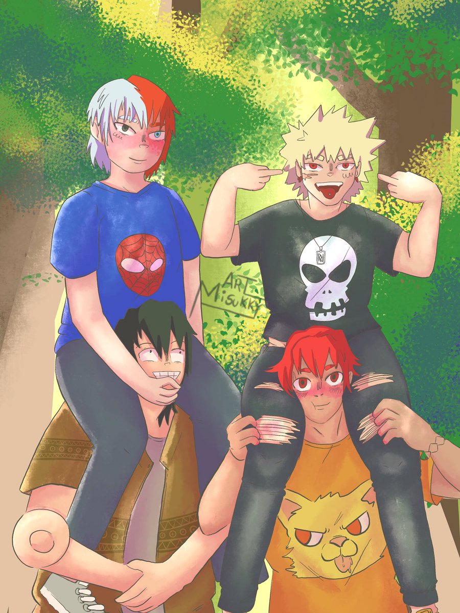 ArtMisukyy's tweet photo. Day group date
#KRBKmonth2025 #krbk #seroki #mha https://t.co/H4X8FDewQH
