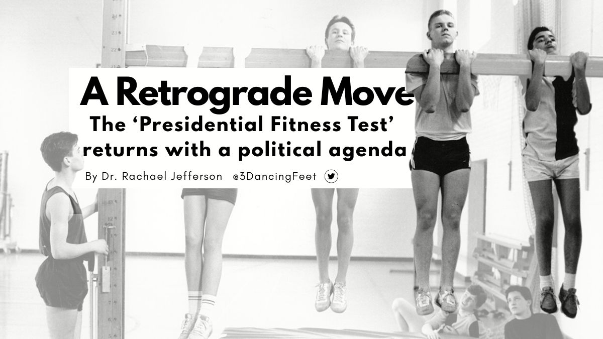 Andrew Milne (@carmelhealth) on Twitter photo New blog post from <a href="/3dancingfeet/">Rachael Jefferson, PhD π¬π§π¦πΊπππΌββοΈπ΄ββοΈπ</a> on the potential return of the Presidential Fitness Test.
slowchathealth.com/2025/08/11/preβ¦ New blog post from <a href="/3dancingfeet/">Rachael Jefferson, PhD π¬π§π¦πΊπππΌββοΈπ΄ββοΈπ</a> on the potential return of the Presidential Fitness Test.
slowchathealth.com/2025/08/11/preβ¦
