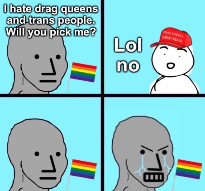 Transphobic gay people when SCOTUS overturns same-sex marriage: