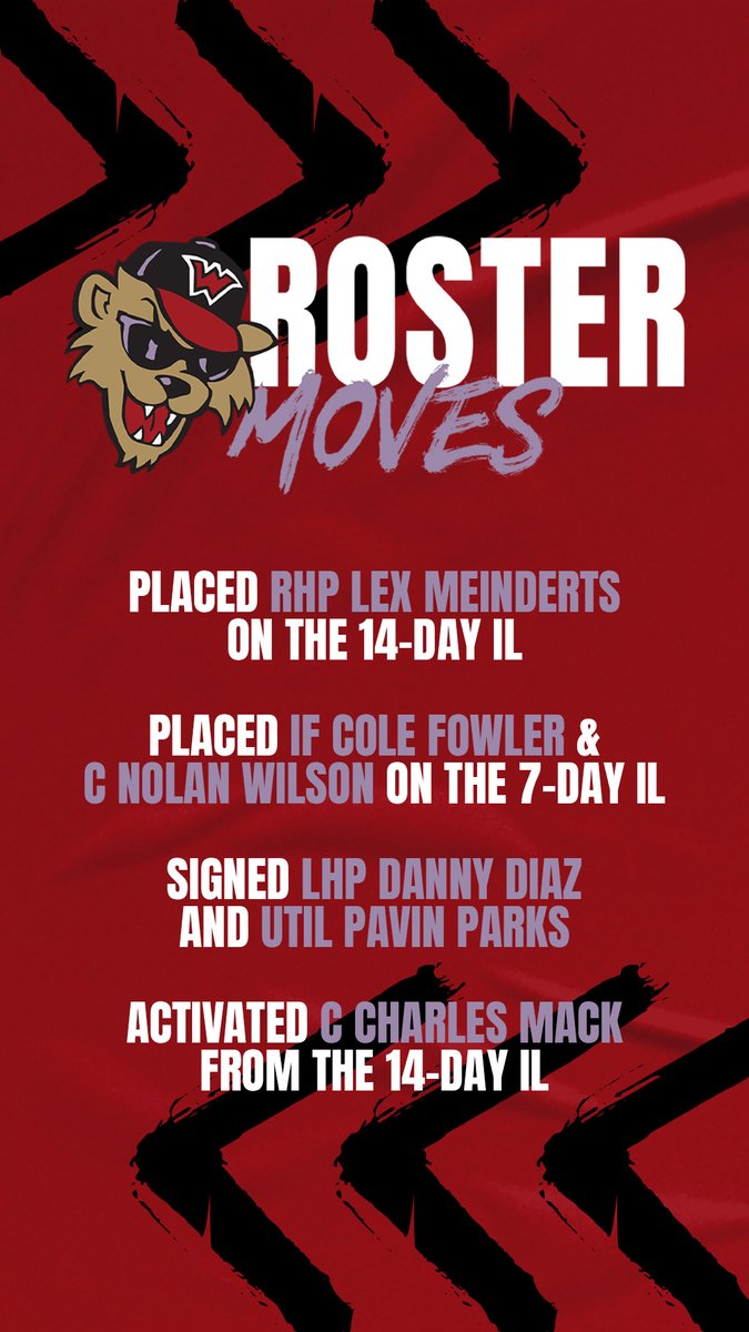 WashWildThings's tweet photo. We've signed UTIL Pavin Parks (after trade yesterday) and LHP Danny Diaz. Those moves and more made before tonight's transaction deadline in the league. Read more at the link.

📖: https://t.co/O2ZCK8cr9f
#ThisIsYourTeam
