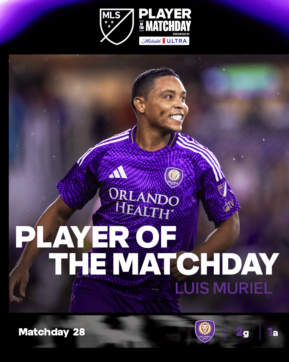 MLS's tweet photo. 3 goals contributions to take down your in-state rivals. 😤

Luis Muriel is the @MichelobULTRA Player of the Matchday. https://t.co/z8r0uoR2zm