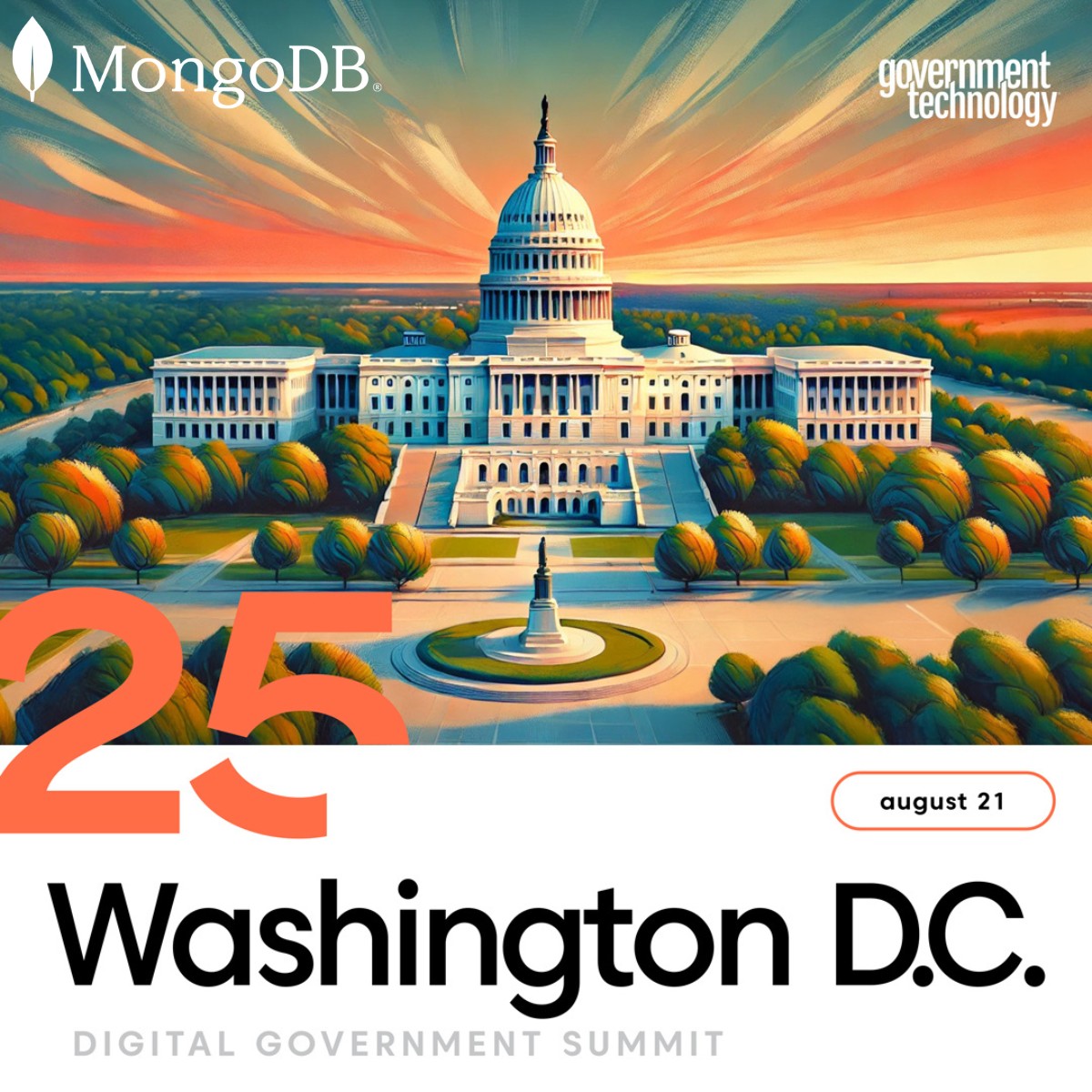 ejrenaud's tweet photo. We're excited to be part of the Digital Government Summit in Washington, D.C., to connect with government leaders and shape the future of tech. 

@MongoDB is at the forefront of innovation, and we can't wait to drive progress in the public sector.
https://t.co/rlKmT4o2tj https://t.co/kFUAaQaTuc